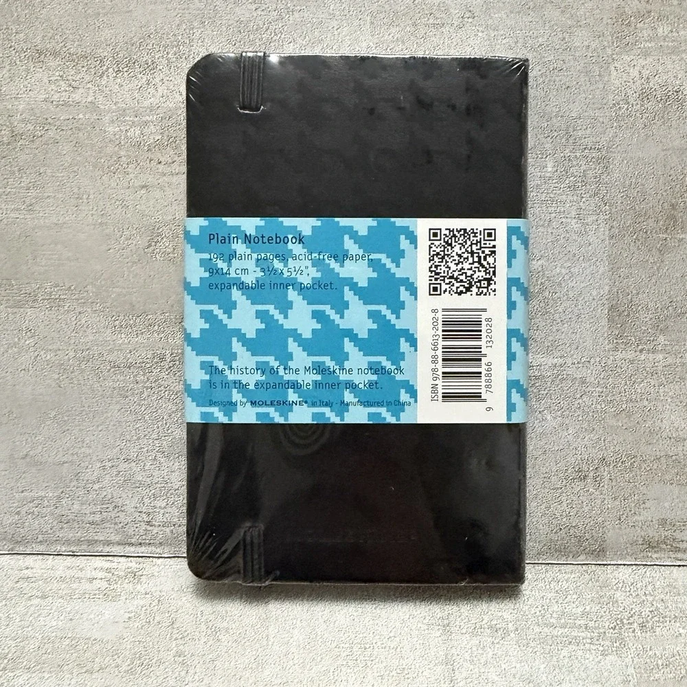 Moleskine‎ Houndstooth Embossed Limited Edition Notebook 3.5 x 5.5 Pocket Small